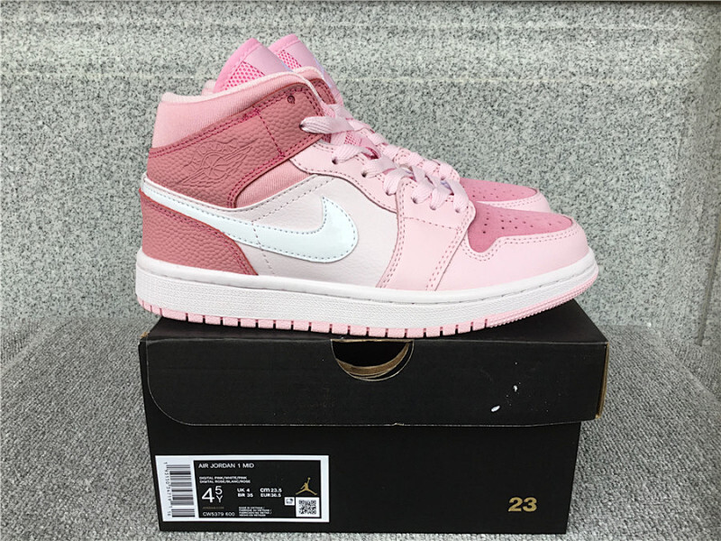 Air Jordan 1 Mid Digital Pink AJ1 Size EU36-EU40