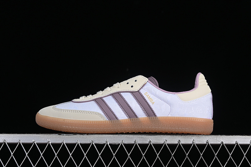 Adidas Samba OG WHITE-PURPLE-YELLOW-BROWN Size EU36-EU44