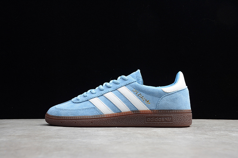 Adidas Handball Spezial SHOES CLEAR BROWN-LIGHT BLUE-WHITE Size EU36-EU44