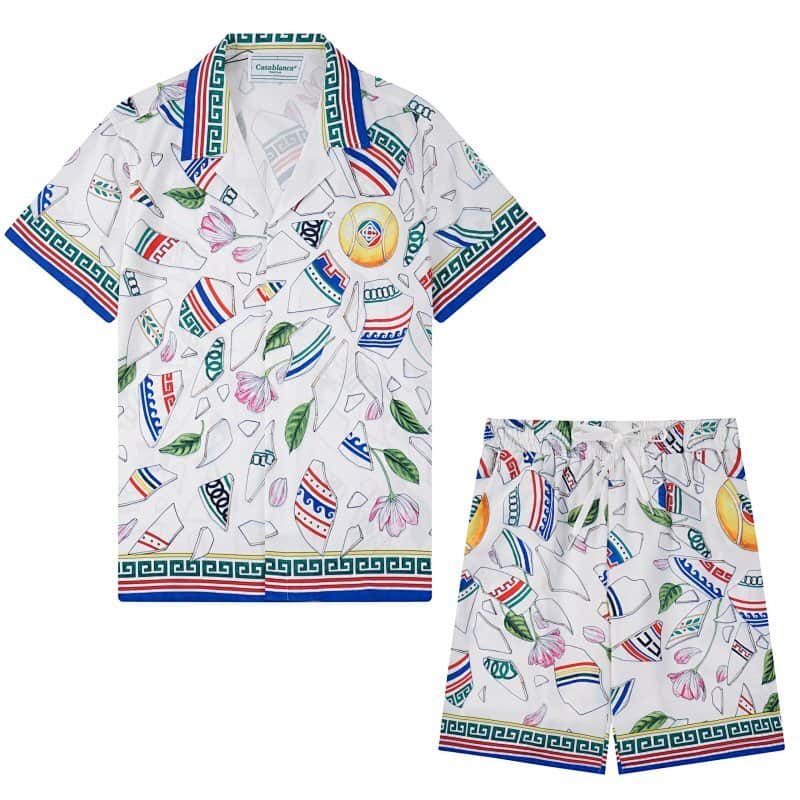 Casablanca Short Sleeve Suit M-3XL