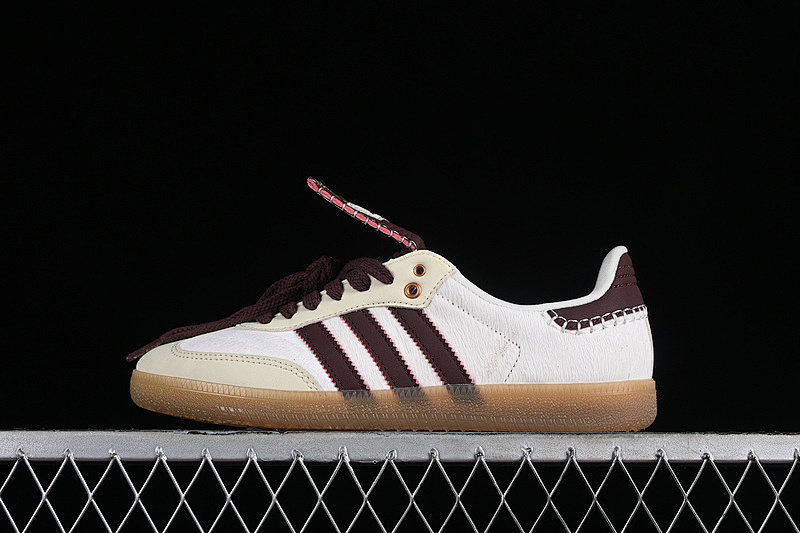 Adidas WALES BONNER X Samba PONY CREAM WHITE-MYSTERY BROWN Size EU36-EU44