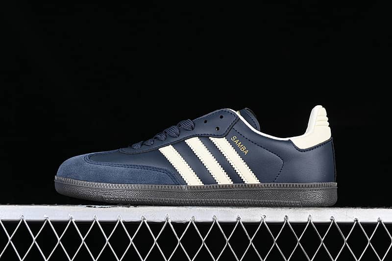 Adidas Samba OG WHITE-BLUE-BLACK Size EU36-EU45
