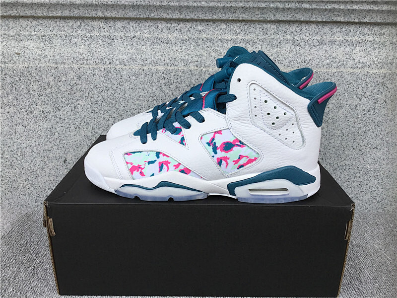 Air Jordan 6 GS Green Abyss Size EU36-EU39