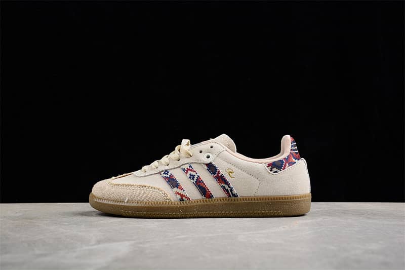 Adidas ORIGINALS Samba VEGAN OG SPD WHITE-GREY-BROWN Size EU36-EU45