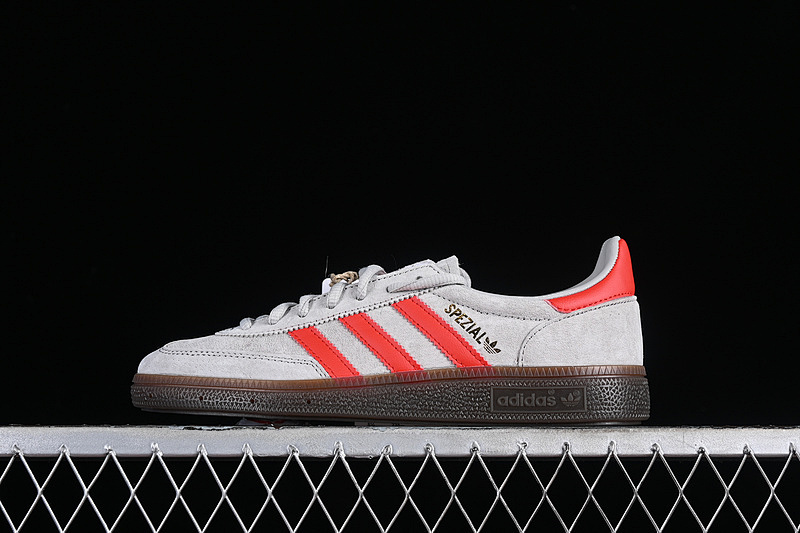 Adidas Handball Spezial GREY TWO-HI-RES RED-GOLD METALLIC Size EU36-EU45