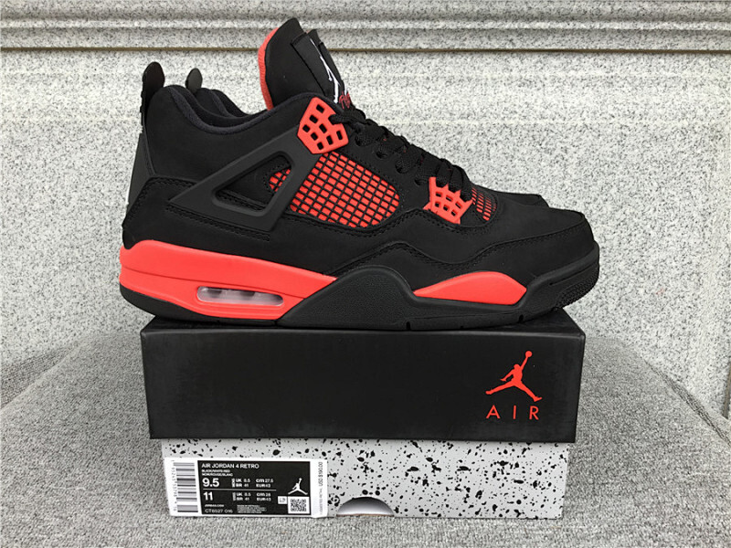 Nike Air Jordan 4 Retro Red Thunder Size EU36-EU47.5